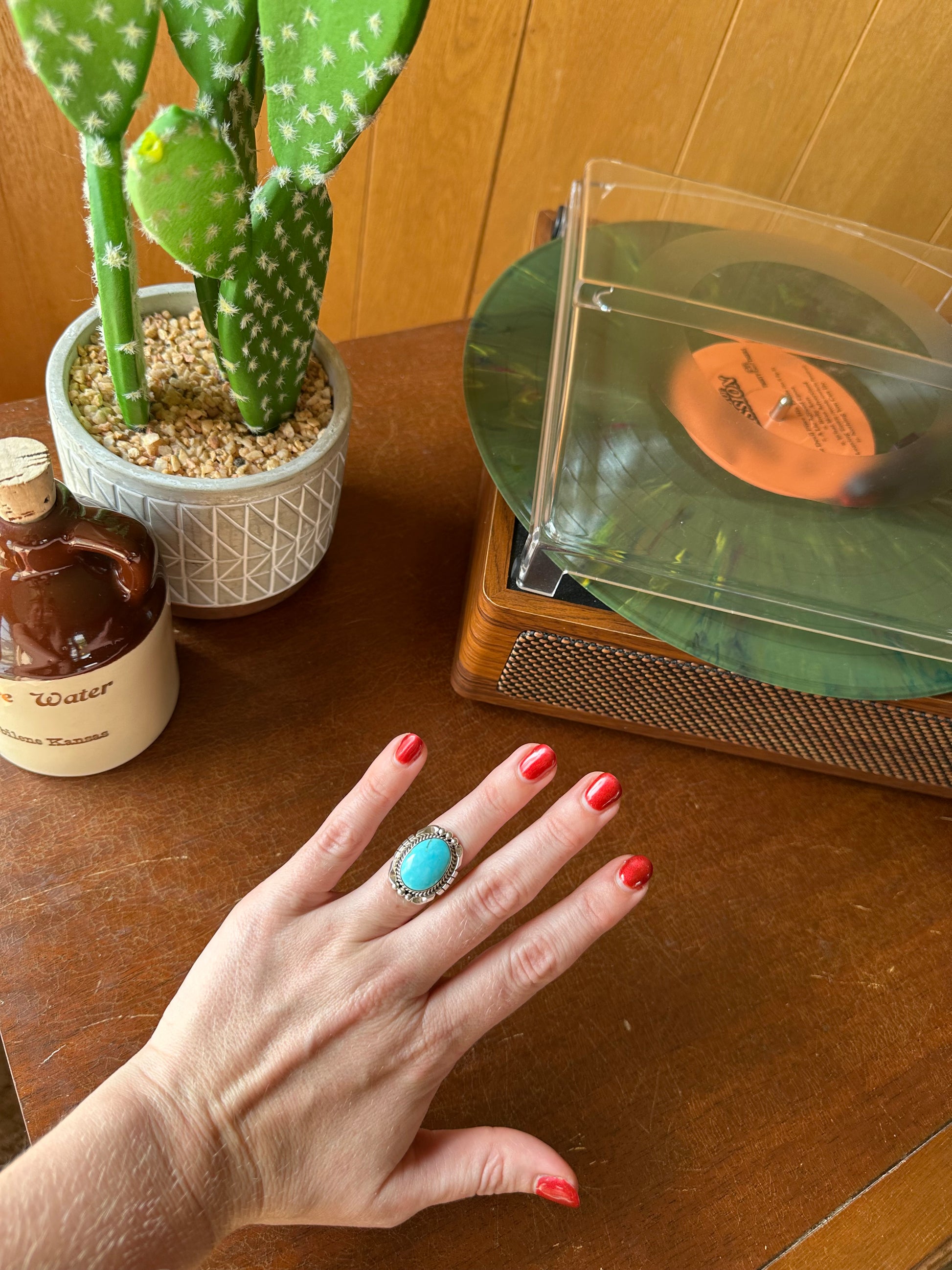 Oval Turquoise Ring