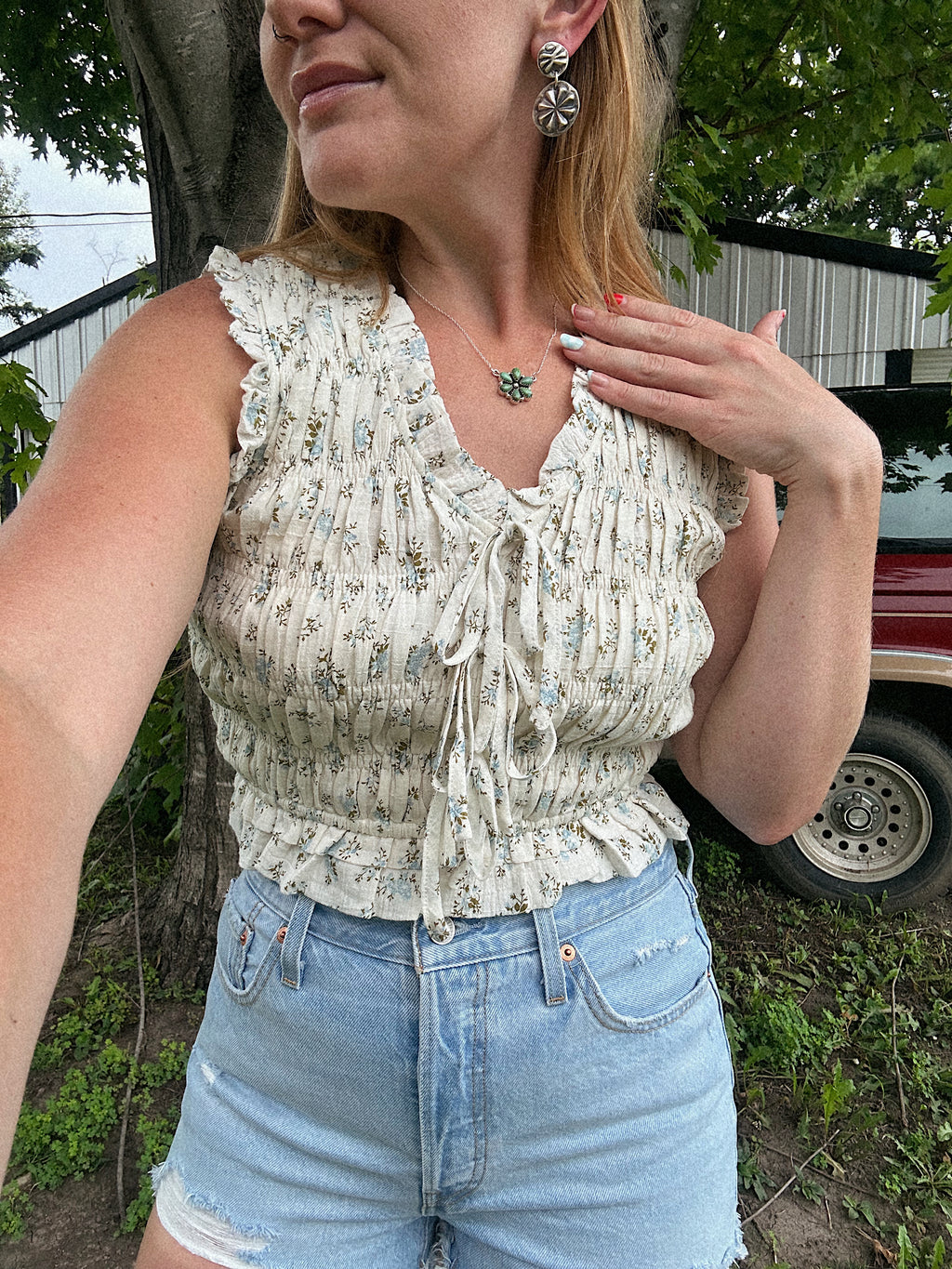 Charley Floral Tank