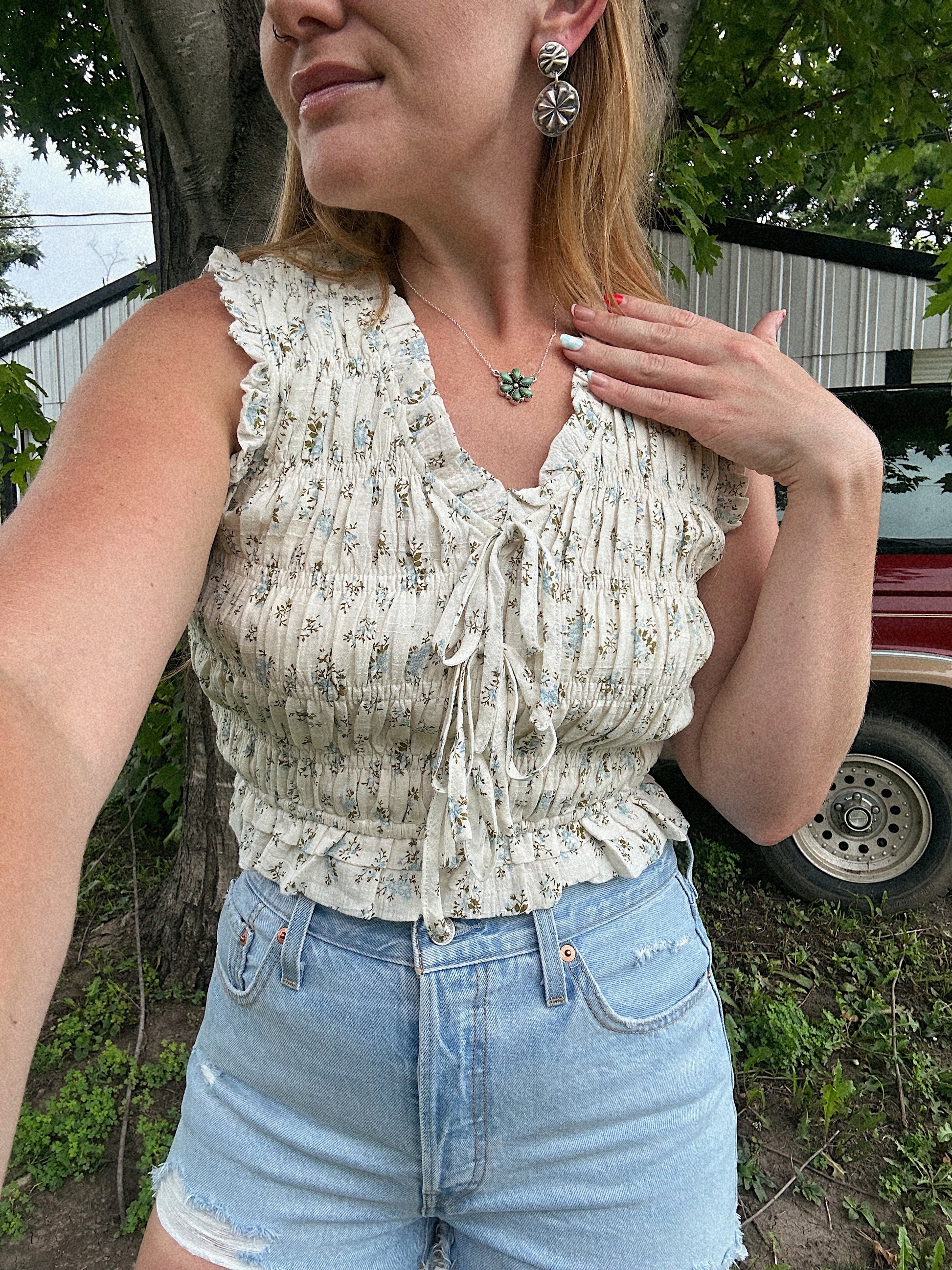 Charley Floral Tank