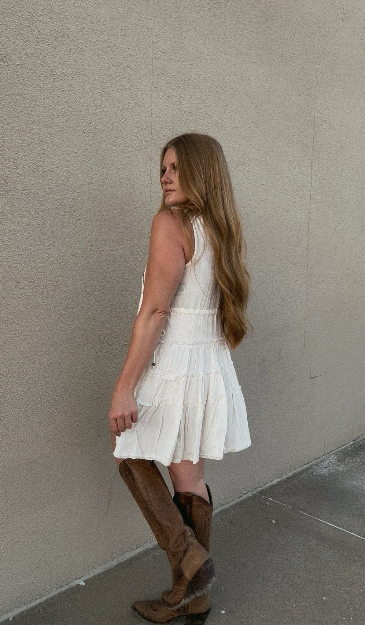 Deeper Well Linen Dress