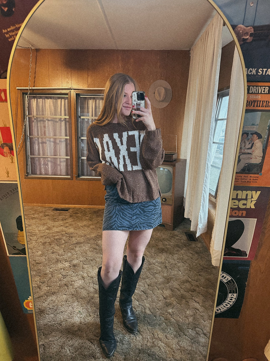 Zebra Print Mini Dress