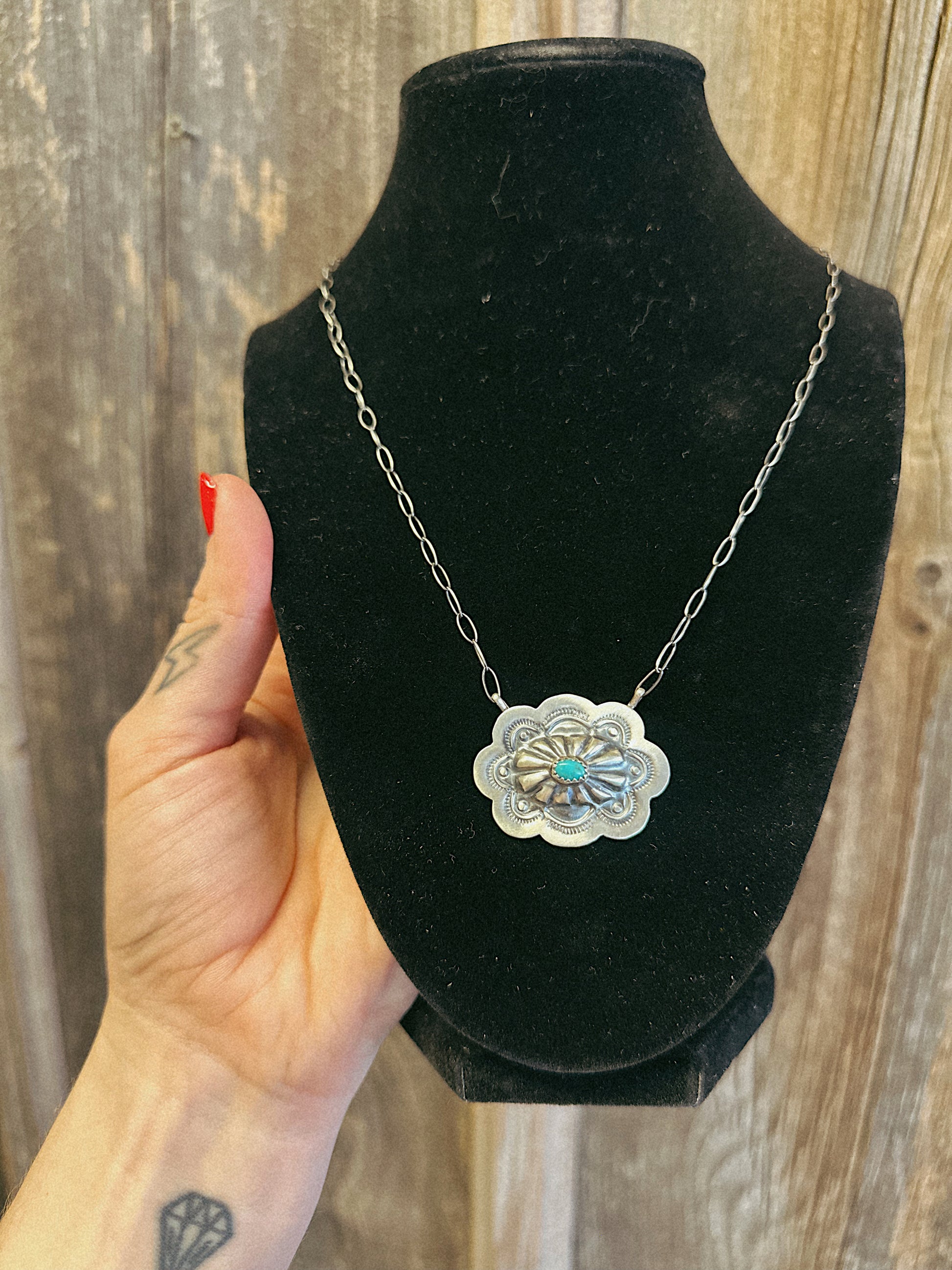 Lavina Concho Necklace