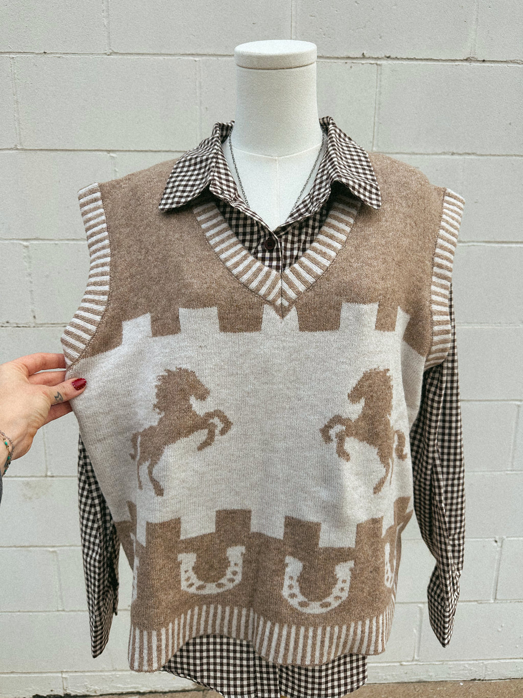Western Sweater Vest