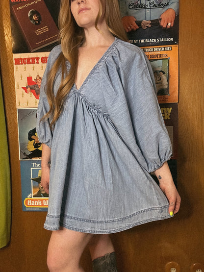 Magnolia denim chambray dress