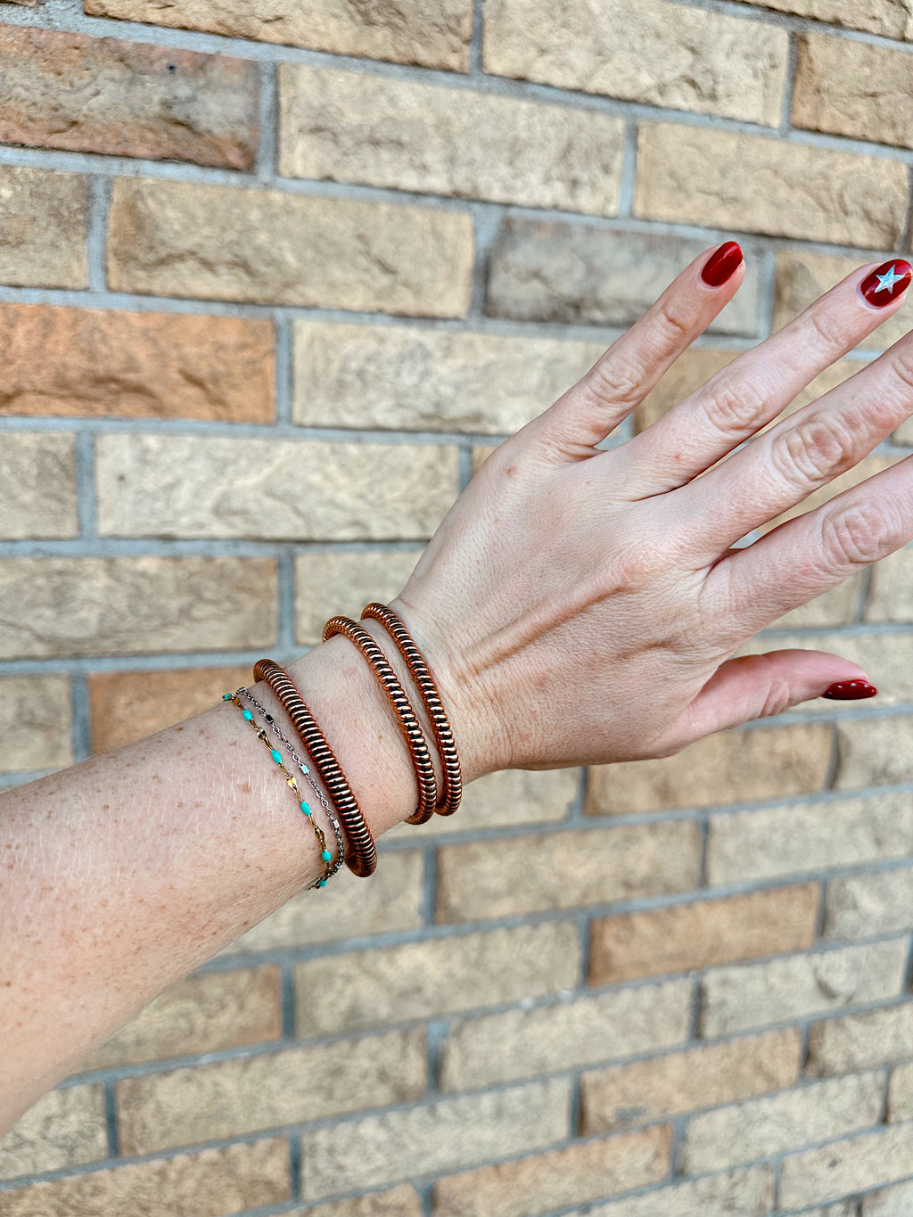 Navajo Twist Wire Copper Cuff
