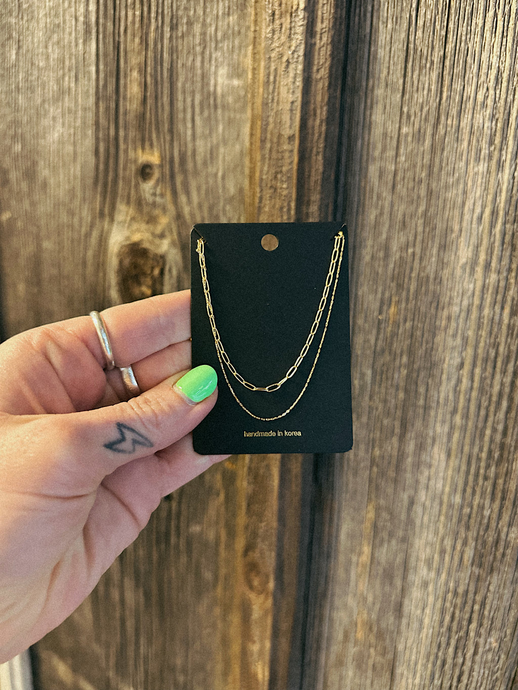 Double Layered Chain Necklace