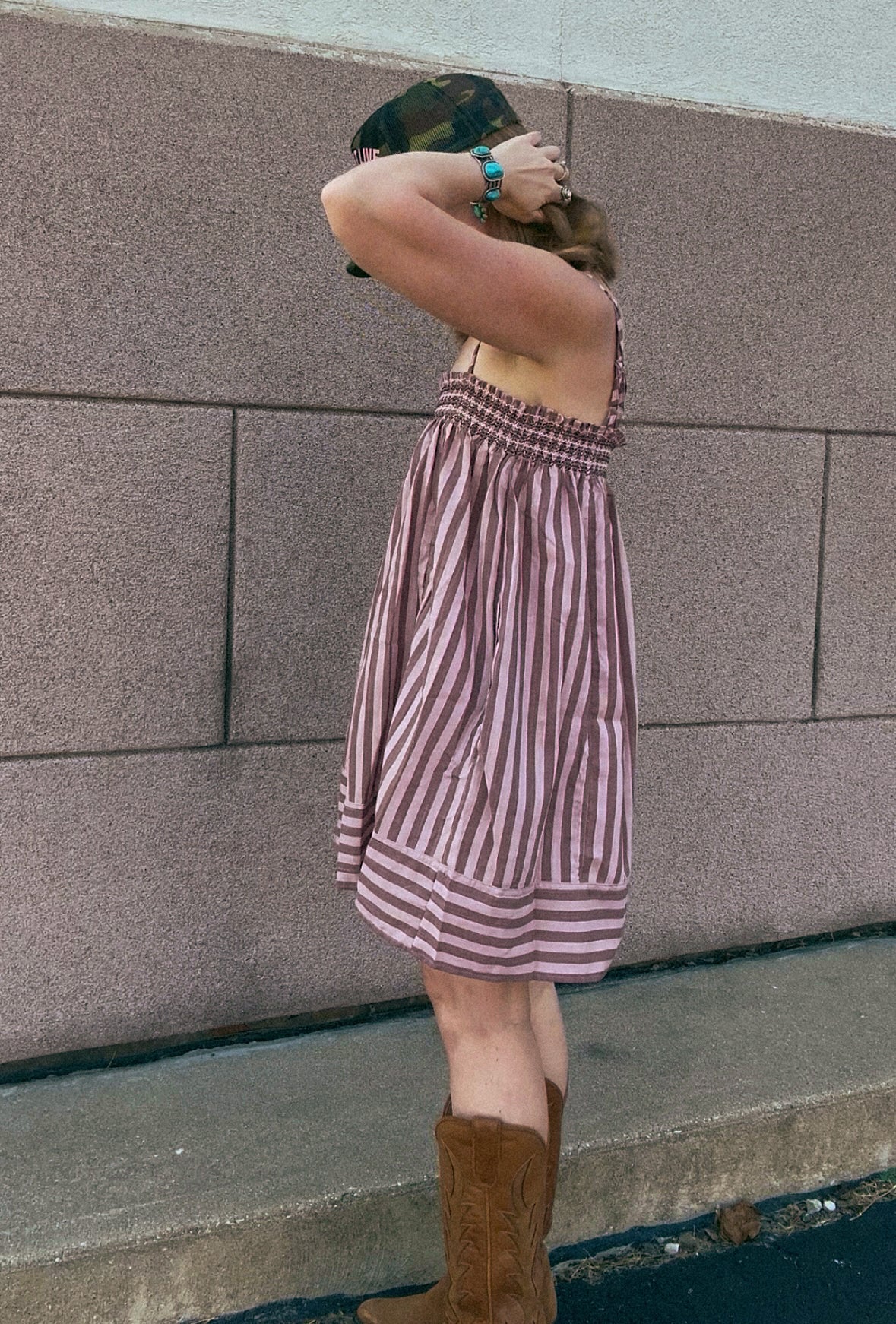 Sunday Morning Striped Dress