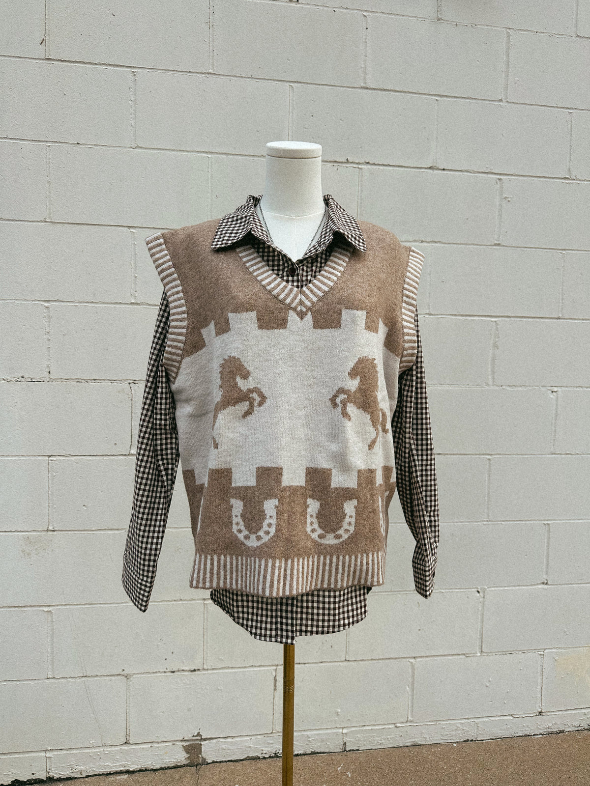 Western Sweater Vest