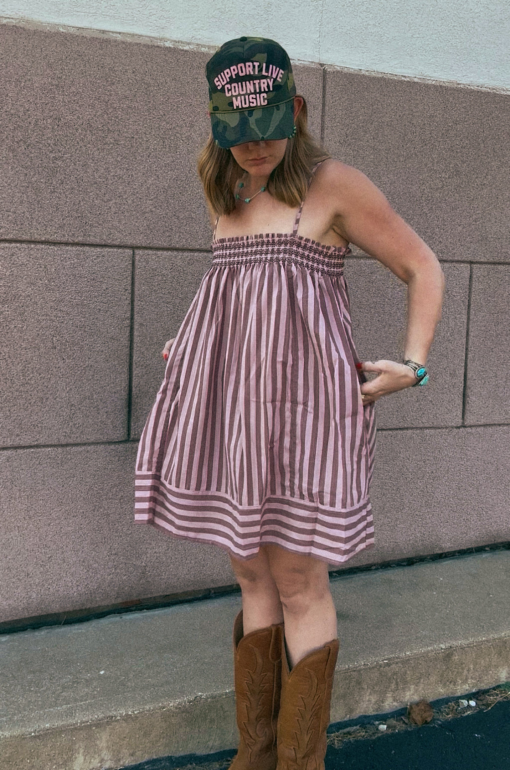 Sunday Morning Striped Dress