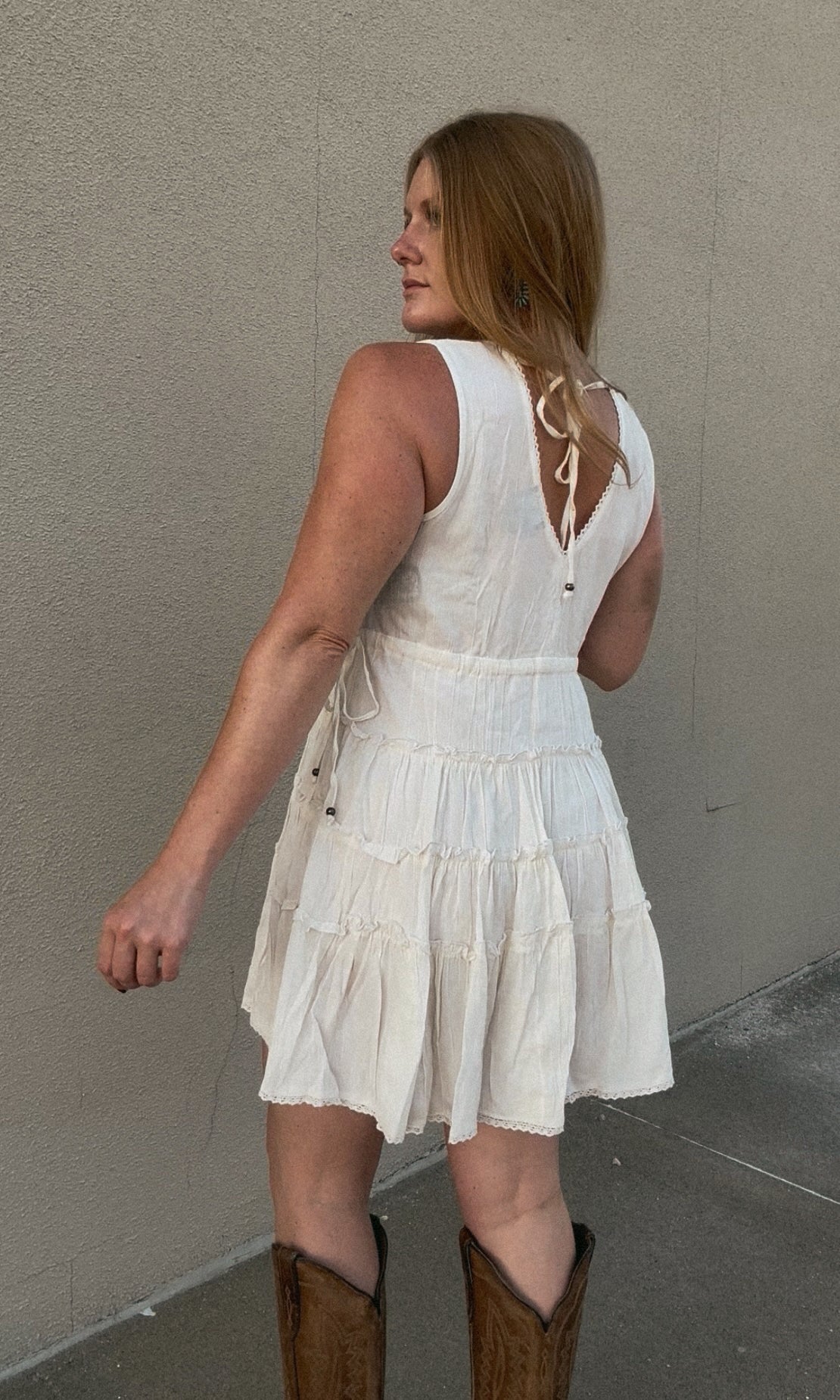 Deeper Well Linen Dress