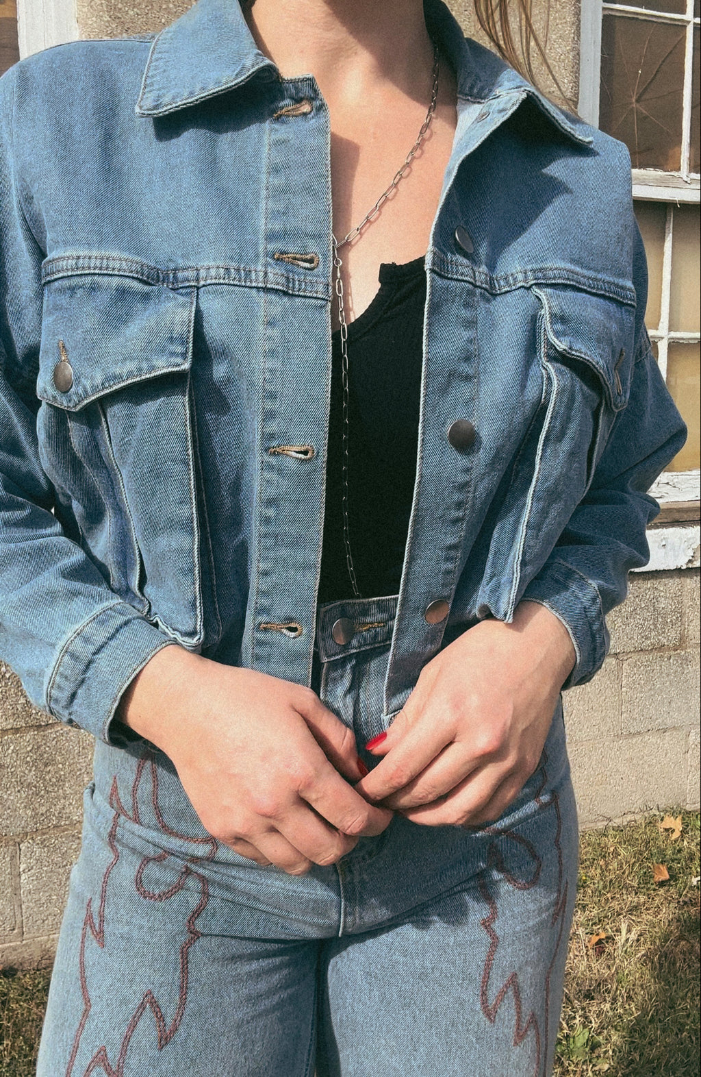 Cadillac jean jacket