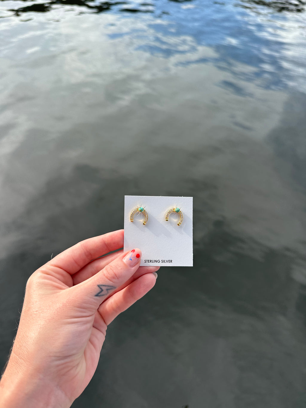 Golden Horseshoe Studs