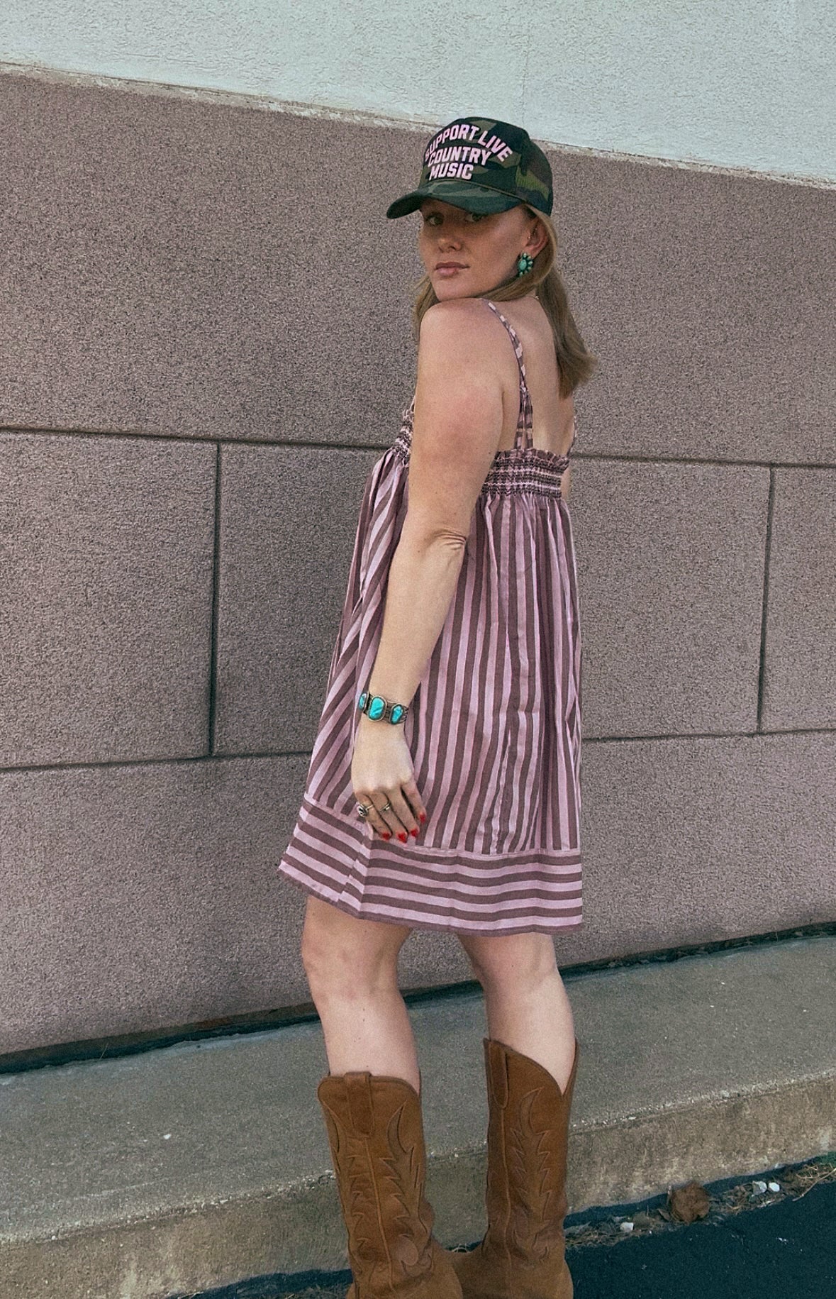 Sunday Morning Striped Dress