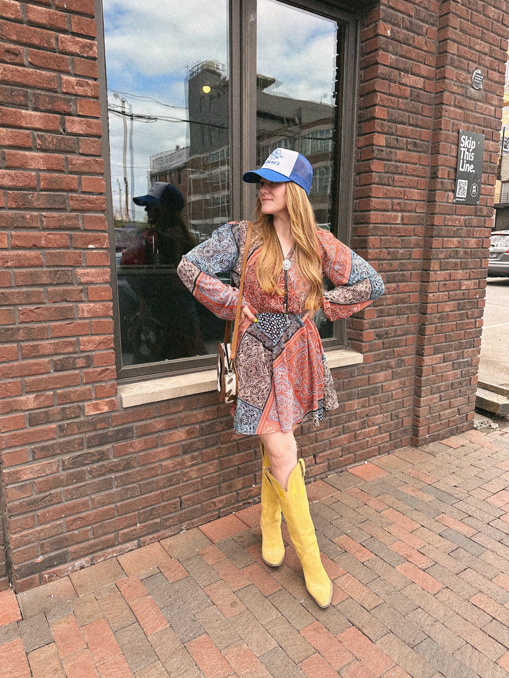 Della paisley dress