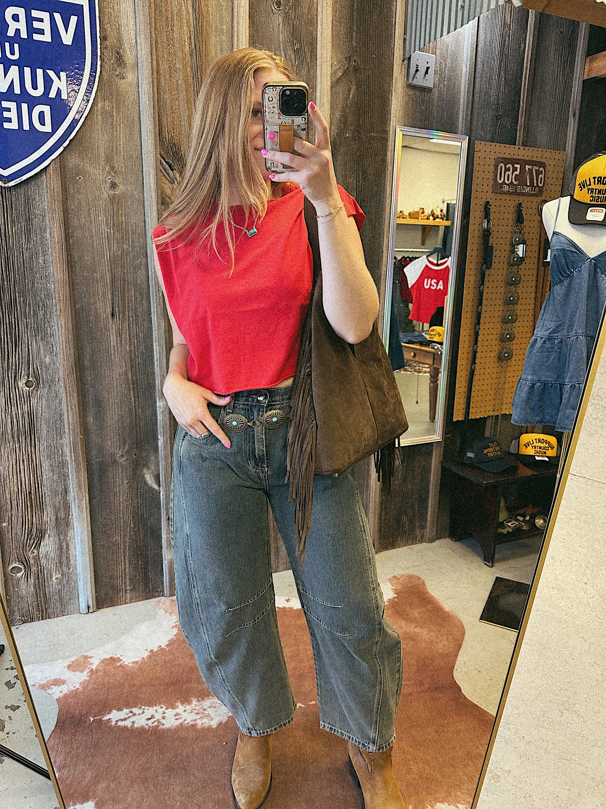Boyfriend Tank (RED)