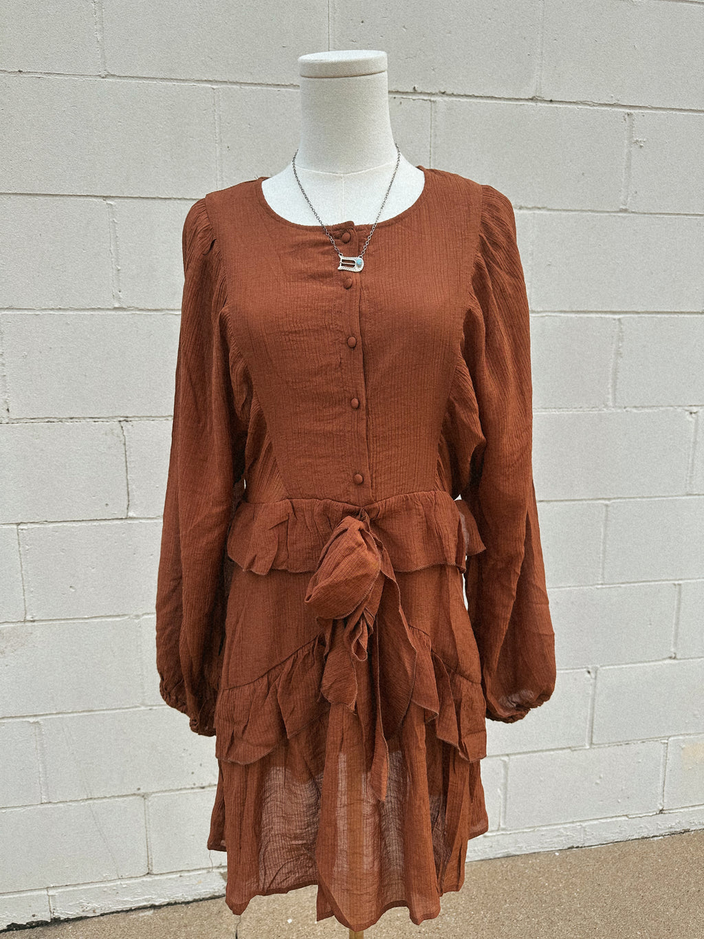 Layered Ruffle Dress