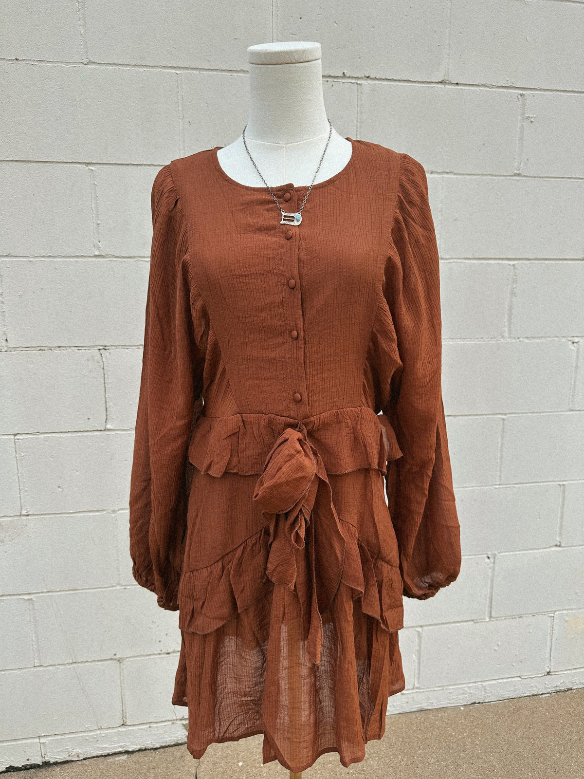 Layered Ruffle Dress
