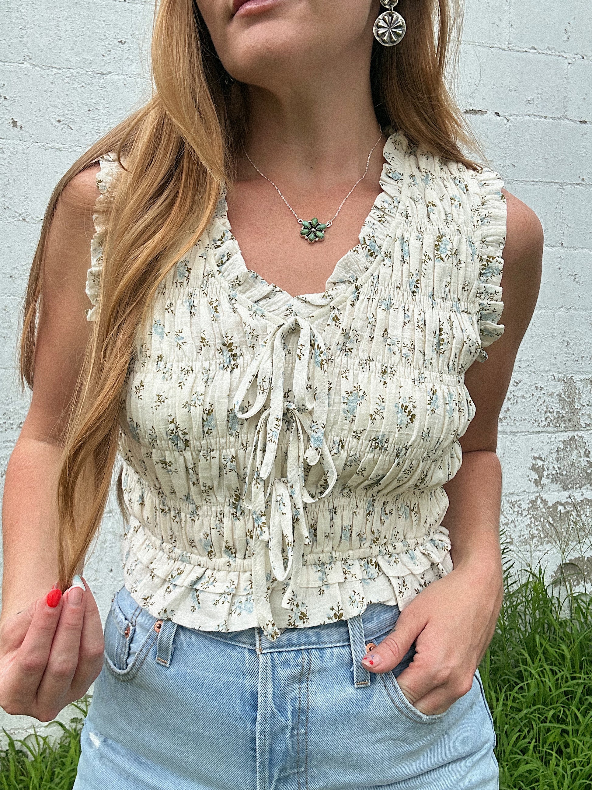 Charley Floral Tank