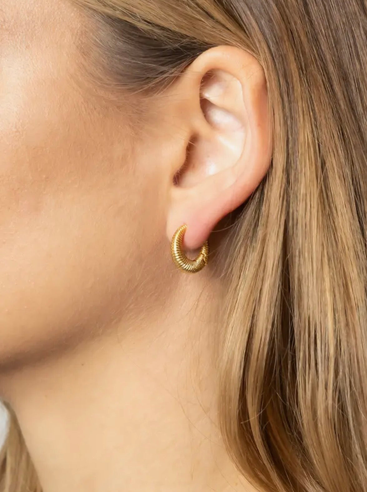 Everyday Gold Hoops (Round)