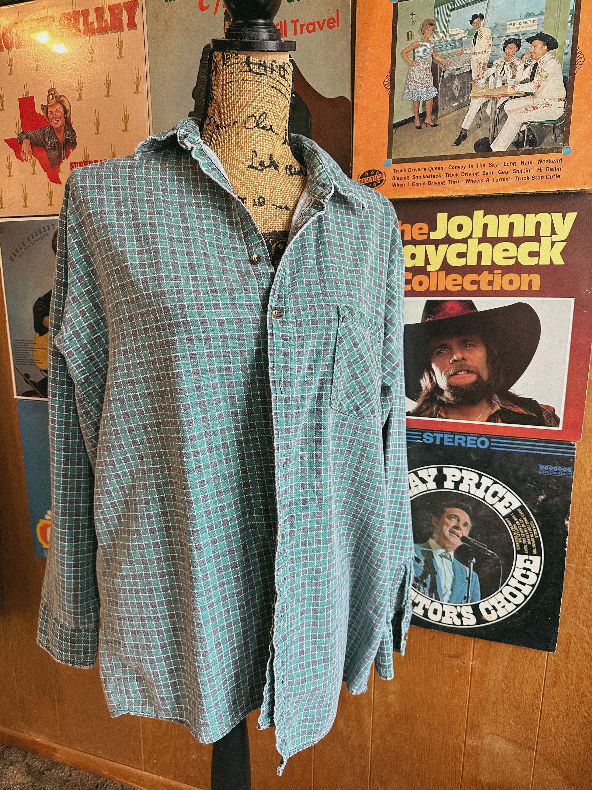 Red Oak Ranch Apparel Flannel (Green)