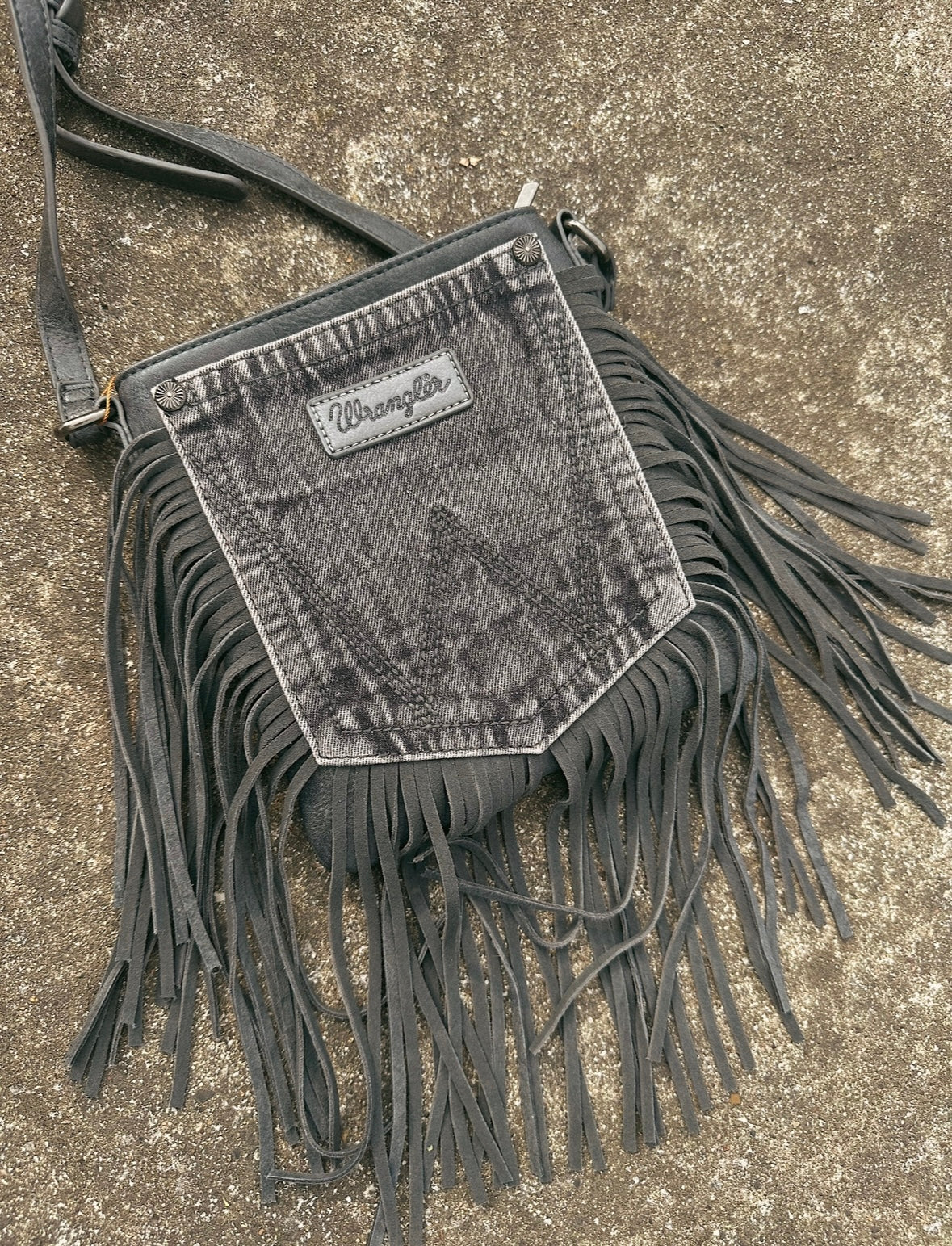 Wrangler Fringe Pocket Crossbody