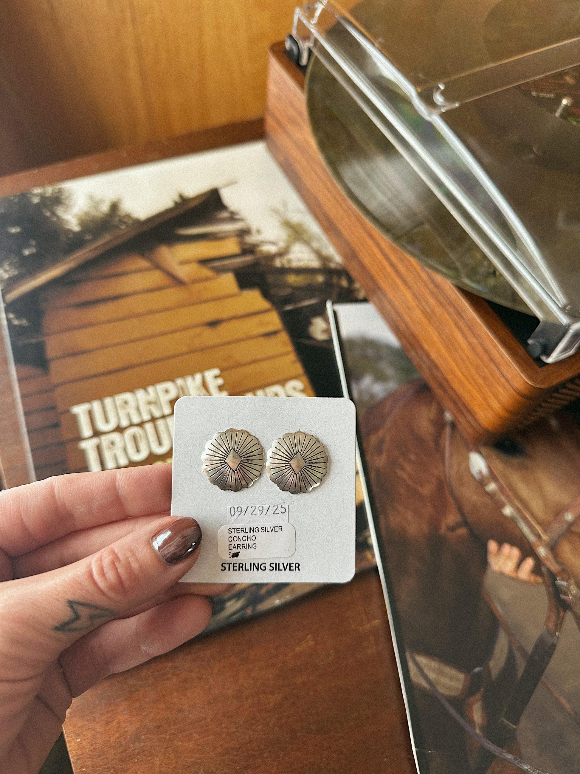 Everyday Concho Earrings