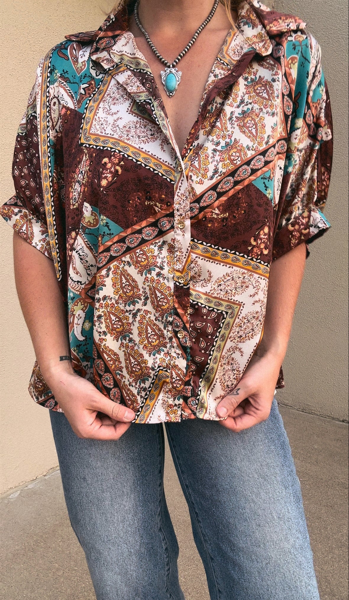 Wild As You paisley tunic