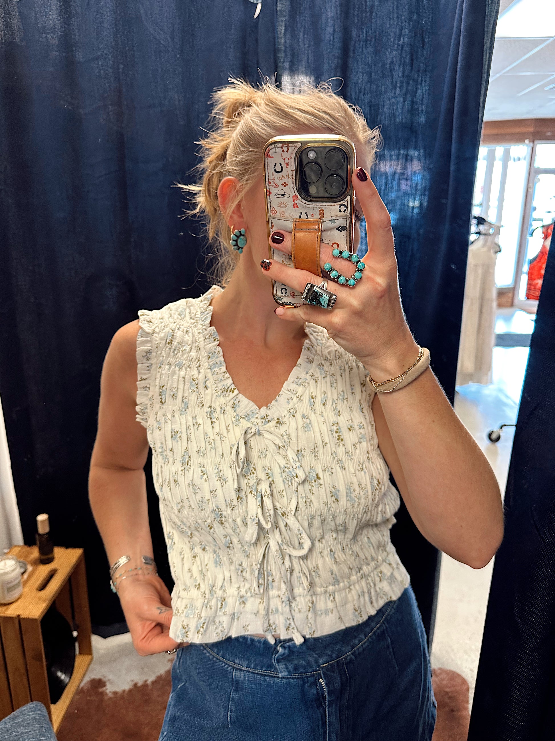 Daisy Floral Tank