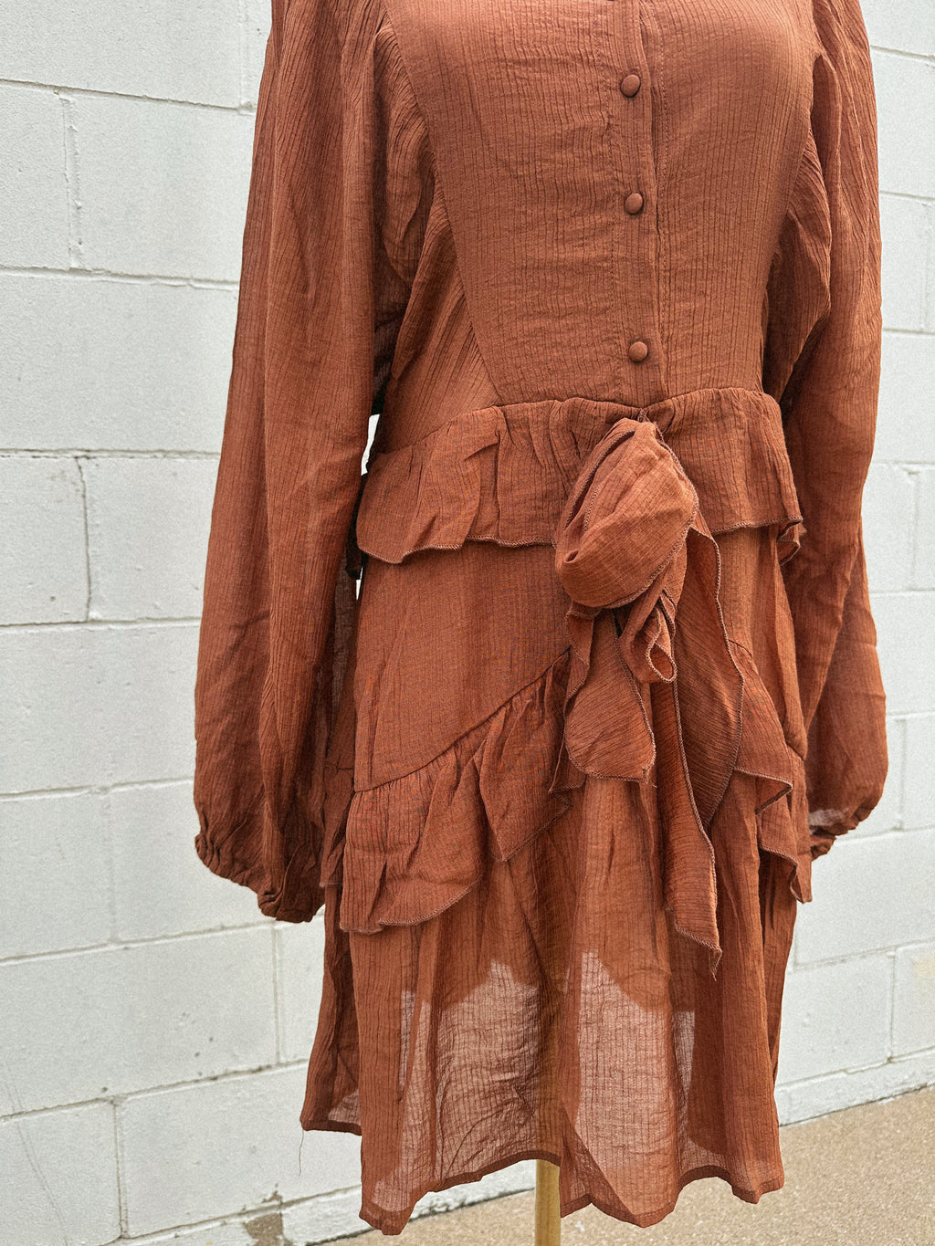 Layered Ruffle Dress