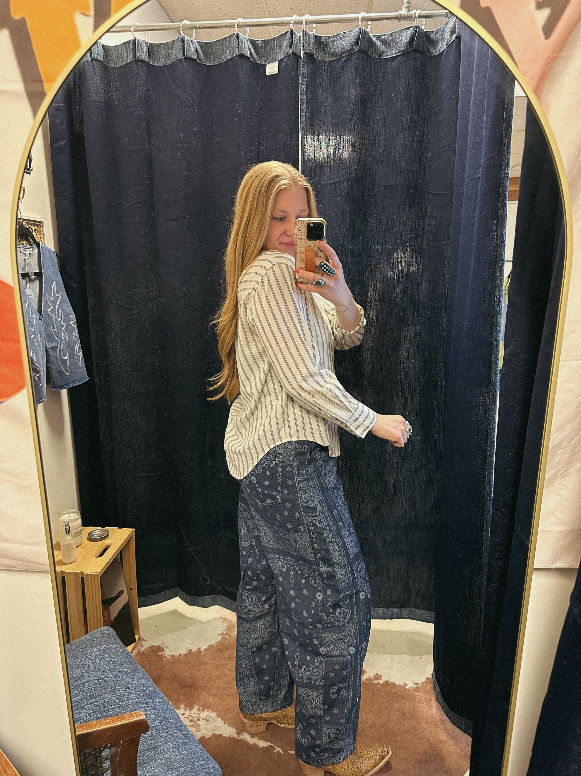 7&7 Striped Button Down