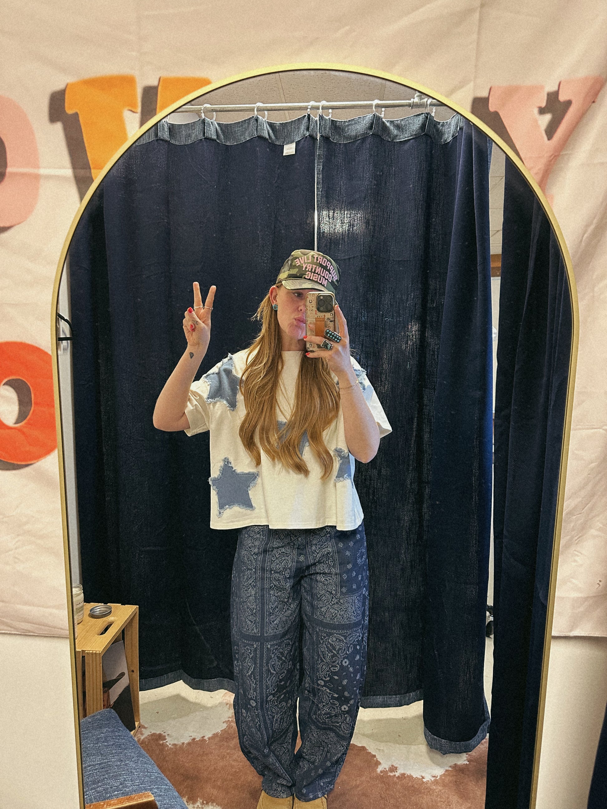 Denim Star of the Show Tee