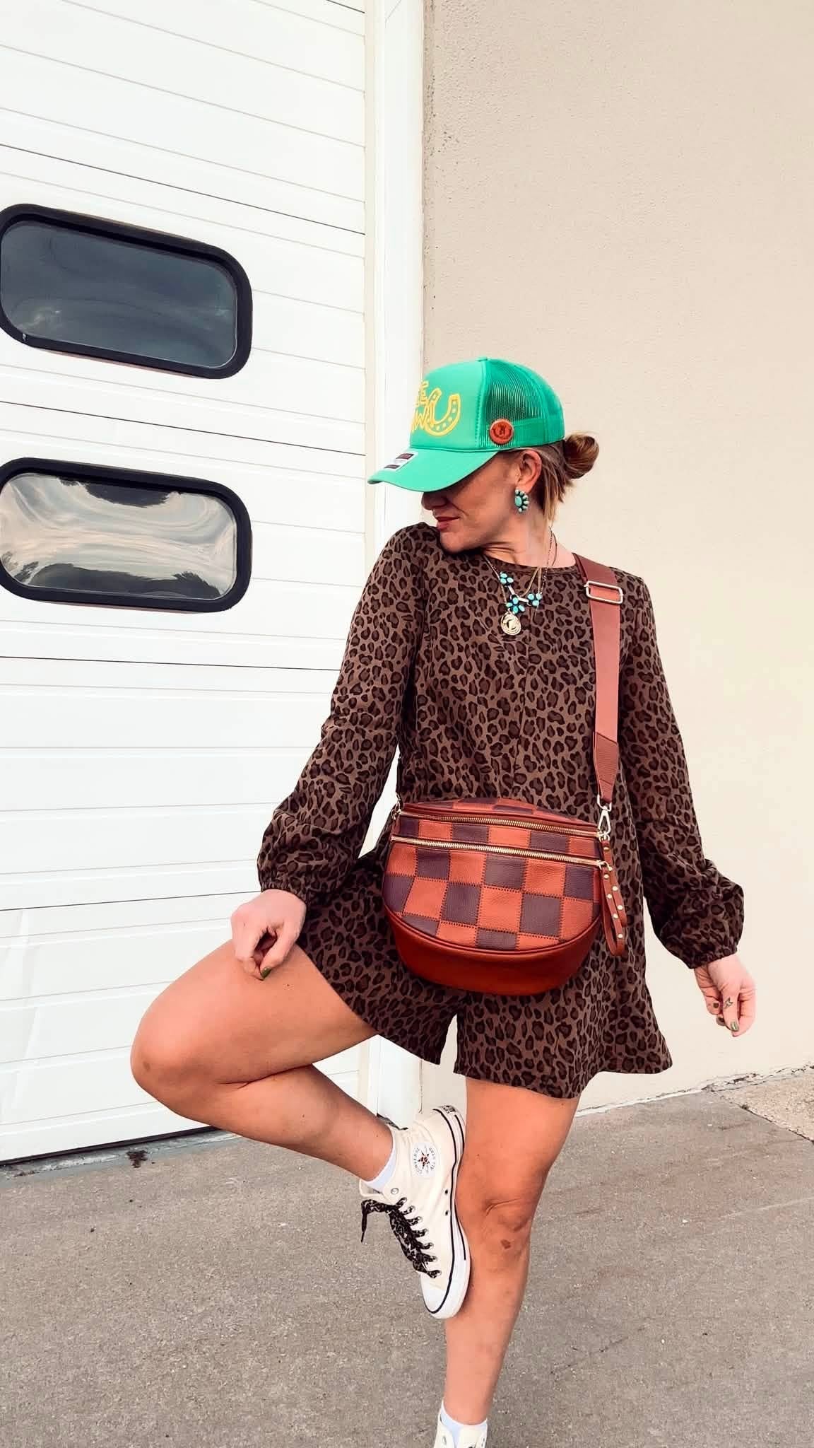 Cheetah Lounge Romper
