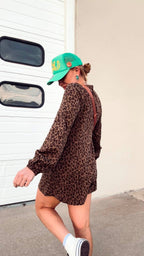 Cheetah Lounge Romper
