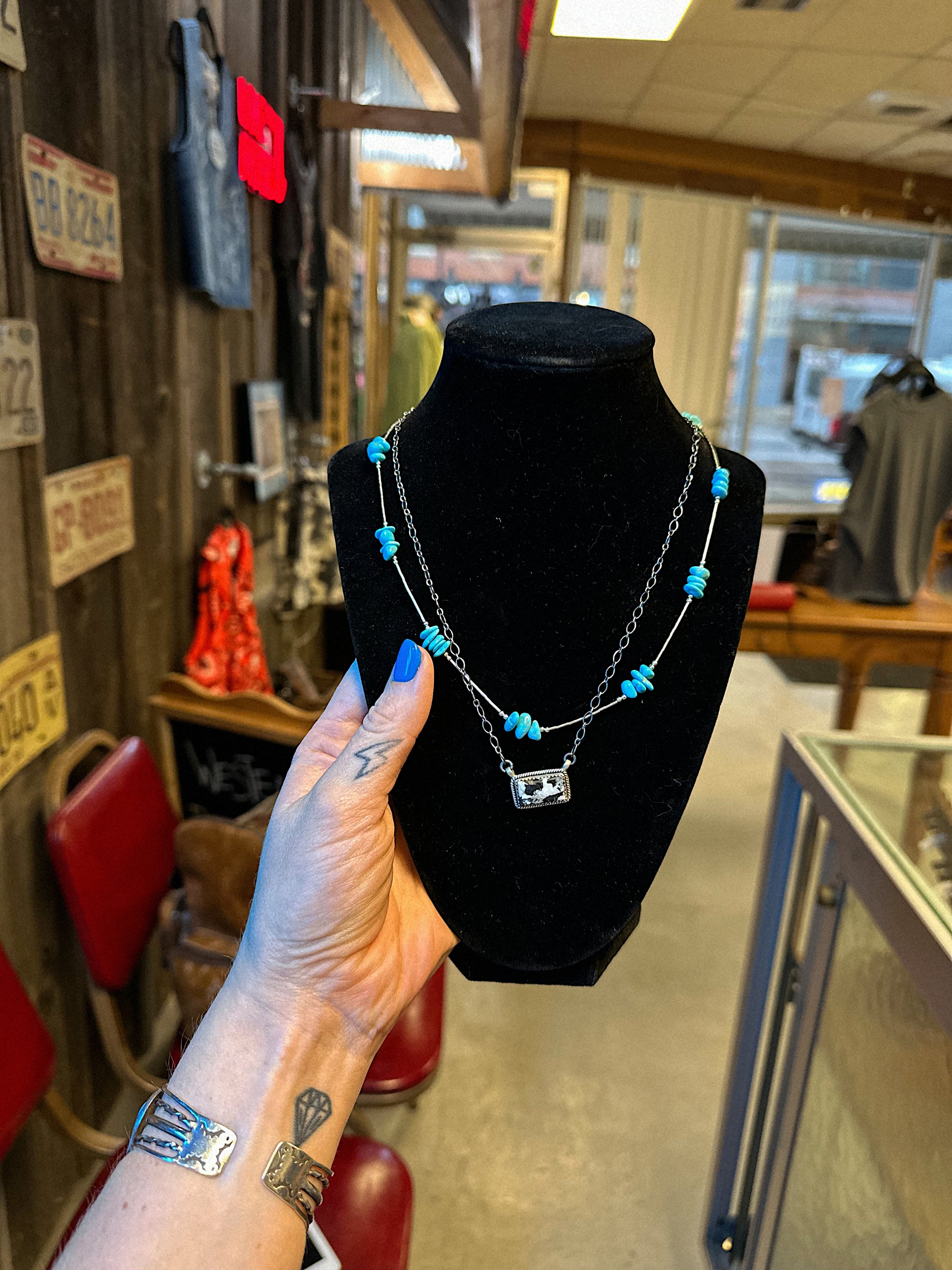 Turquoise Stones Necklaces