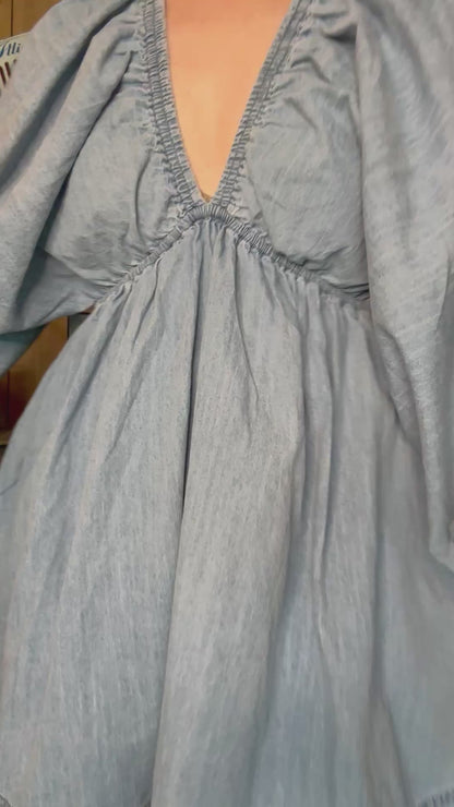 Magnolia denim chambray dress