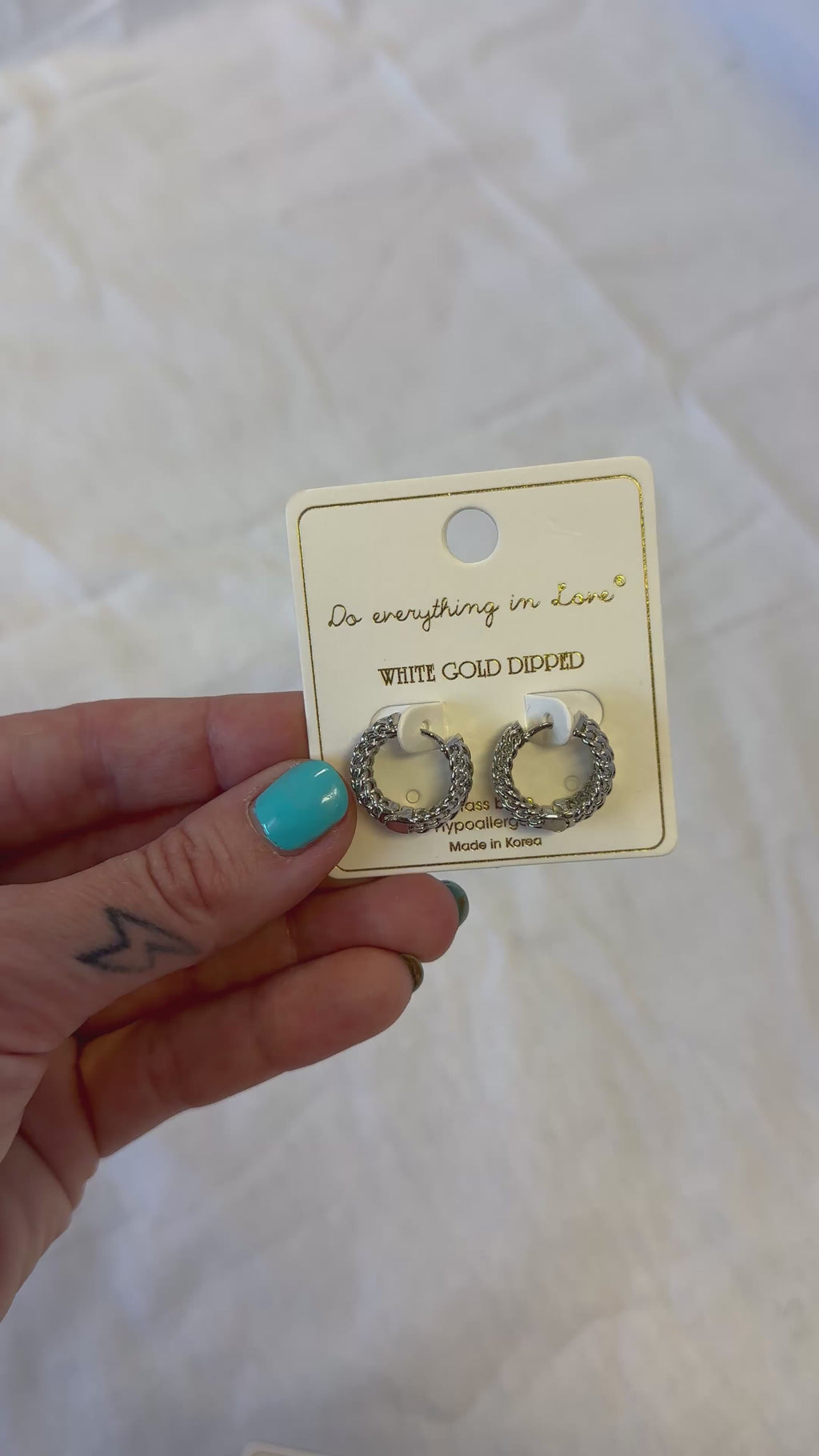 Everyday Silver Hoops