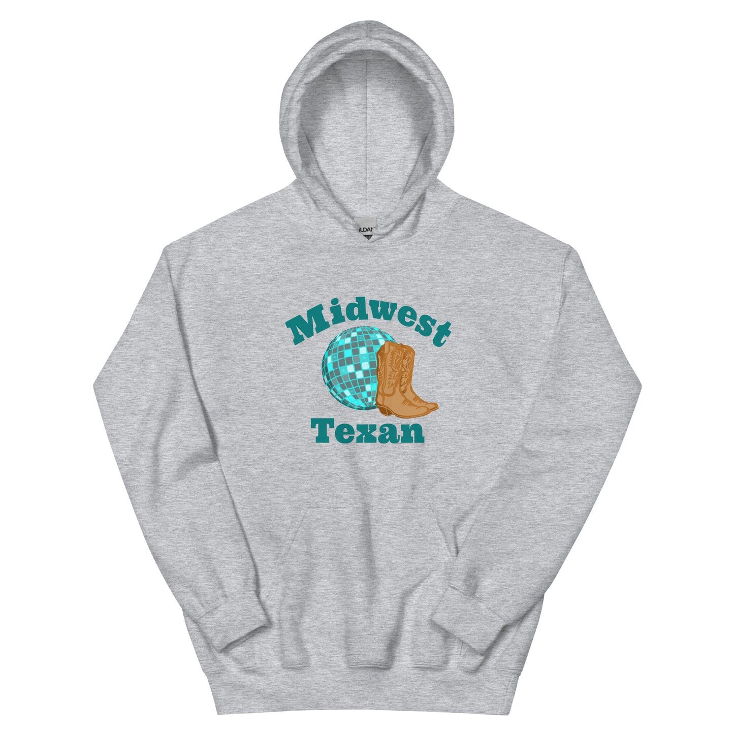 Midwest Texan logo hoodie