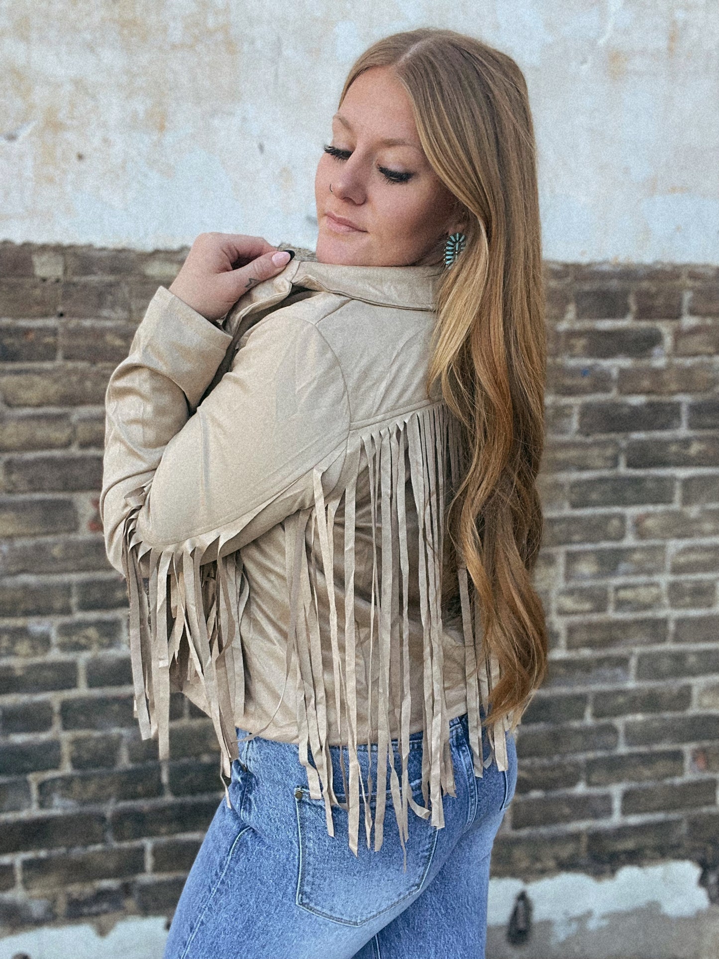 Honky Tonk Woman fringe jacket