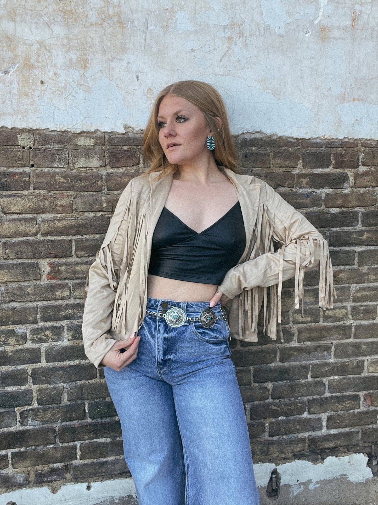 Honky Tonk Woman fringe jacket